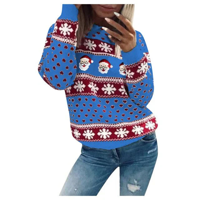 Sudadera Navidad Mujer Papá Noel divertida
