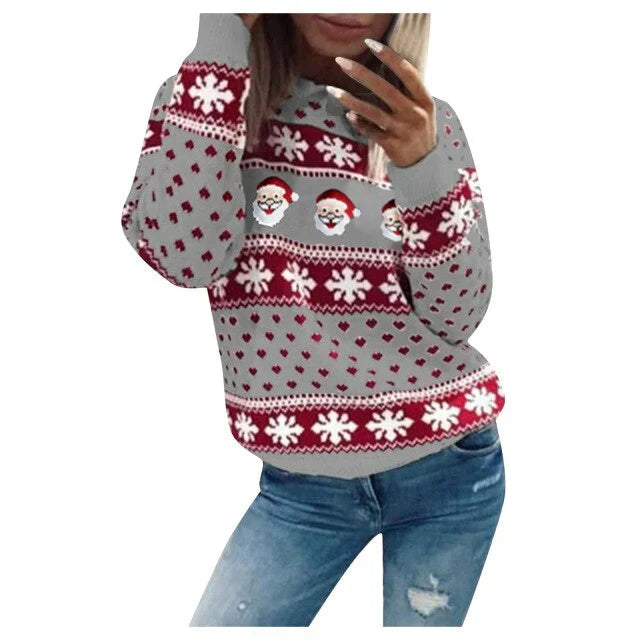Sudadera Navidad Mujer Papá Noel divertida