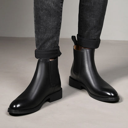 Botas Piel Hombre Elegantes Italian Style