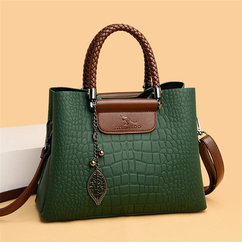 Bolso Cuero Natural Mujer Elegante