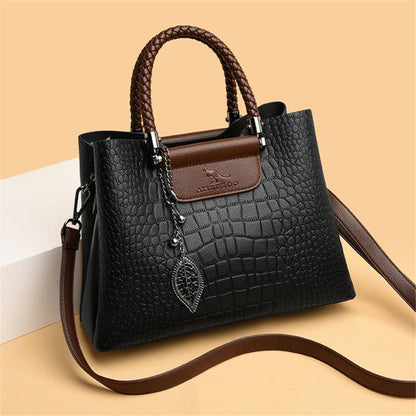 Bolso Cuero Natural Mujer Elegante
