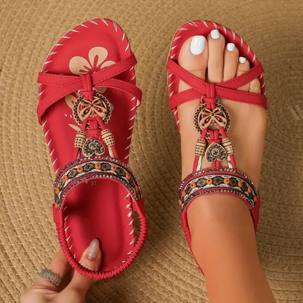 Sandalias Mujer Elegantes con Elástico – FROSINA