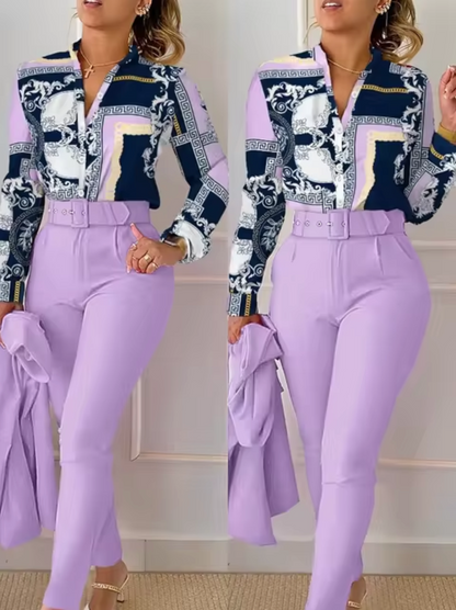 Traje de Dos Piezas Elegante y Chic