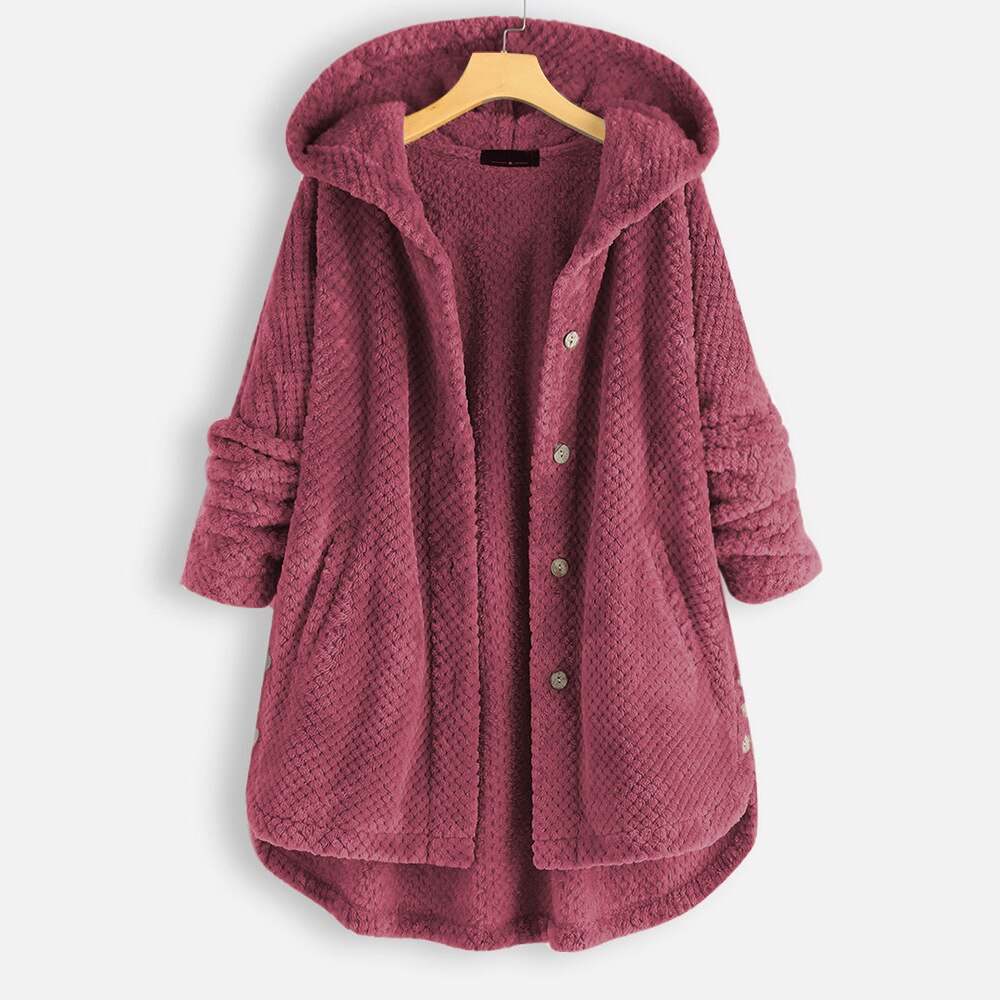Chaqueta Mujer Grande con Capucha Deportiva