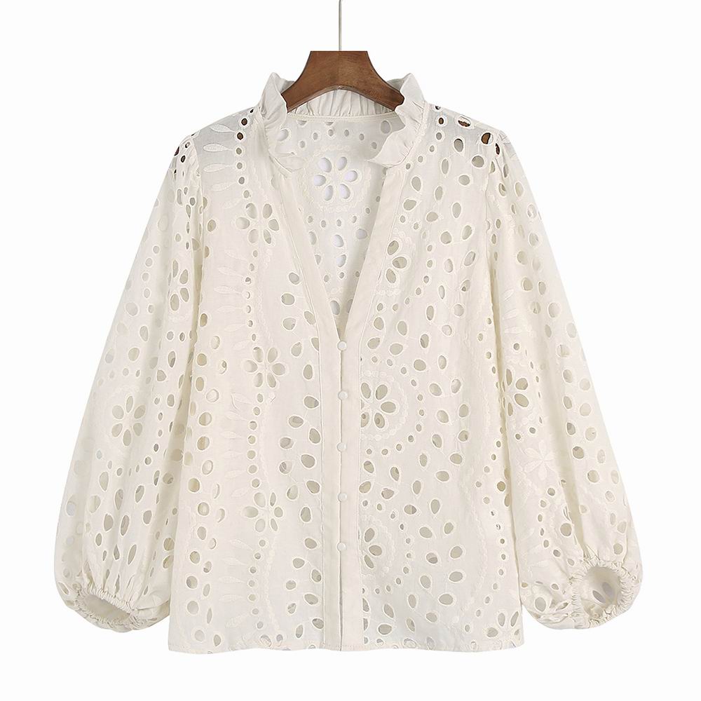 Blusa Mujer Estilo Boho Con Recortes - Vestiria