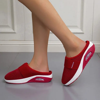 Zapatillas Running Mujer Transpirables Con Malla Ligera