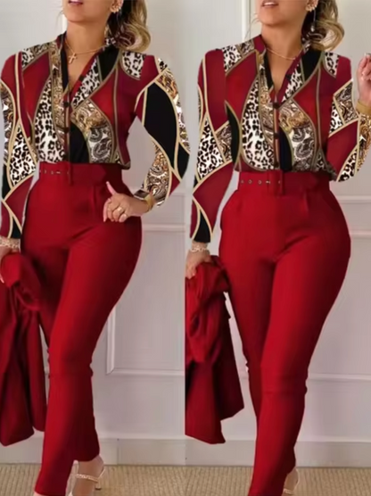 Traje de Dos Piezas Elegante y Chic