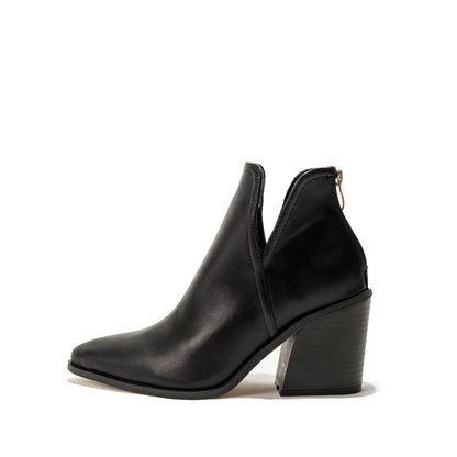 Botas Mujer Retro Piel Sintética Tacón Alto