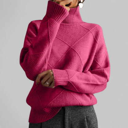 Sudadera Mujer Cuello Alto Estampada Invierno