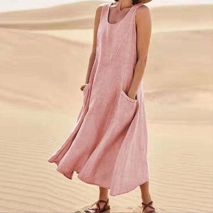 Vestido Mujer con Bolsillos Práctico