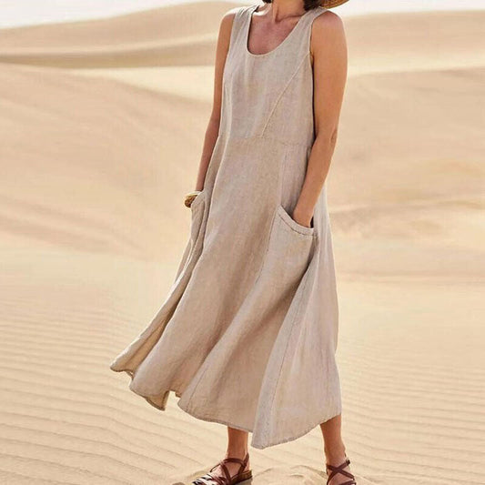 Vestido Mujer con Bolsillos Práctico - Vestiria