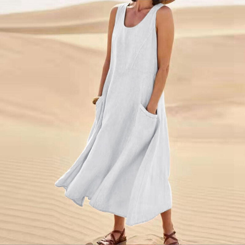 Vestido Mujer con Bolsillos Práctico