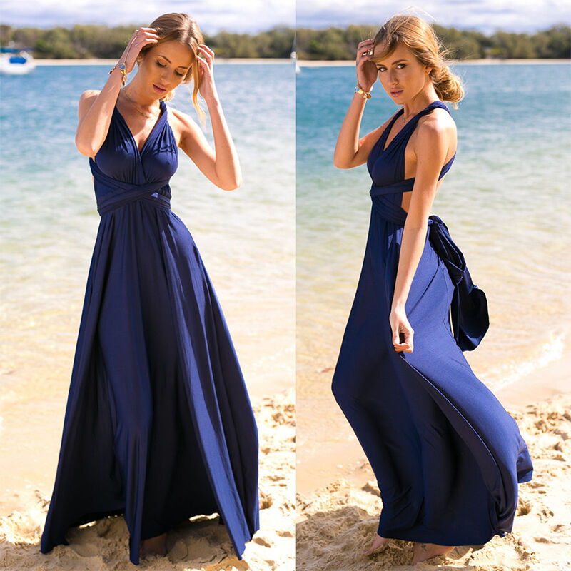 Vestido Maxi Versátil y Convertible