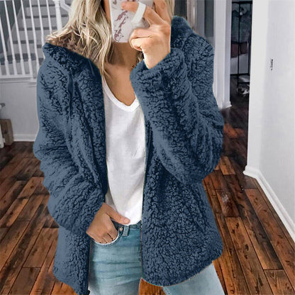 Chaqueta Invierno Mujer con Capucha Acogedora