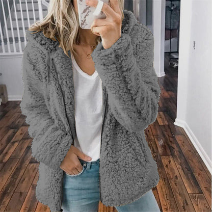 Chaqueta Invierno Mujer con Capucha Acogedora