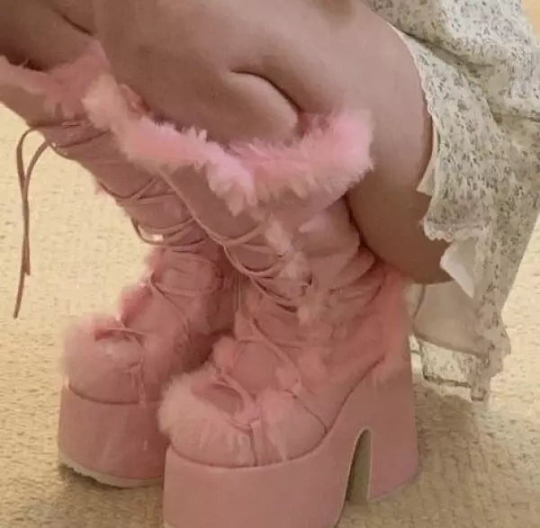 Botas Invierno Suaves de Piel sintética