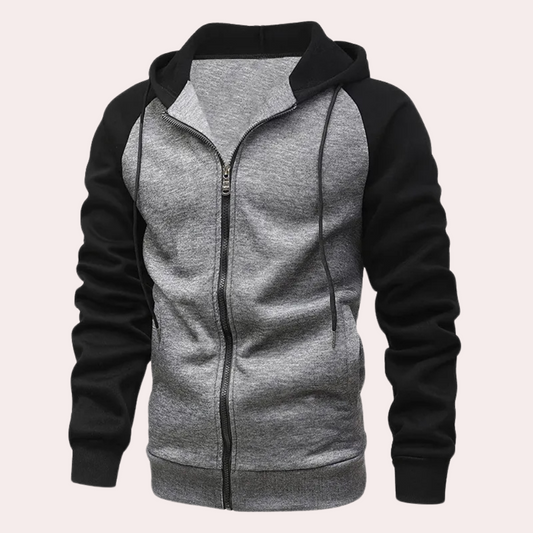 Sudadera Hombre Capucha Contraste Deportiva - Vestiria