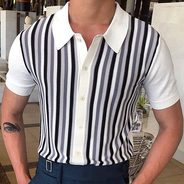 Camisa de punto ligero hombre estilo clásico - Vestiria