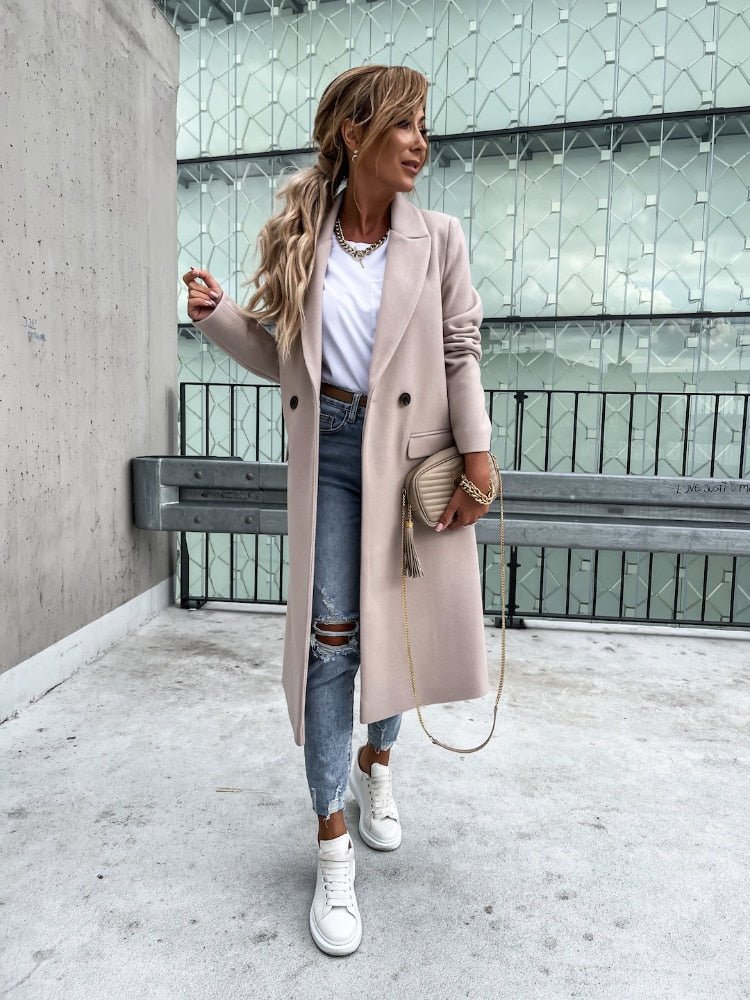 Abrigo Invierno Mujer Estilo Clásico - Vestiria
