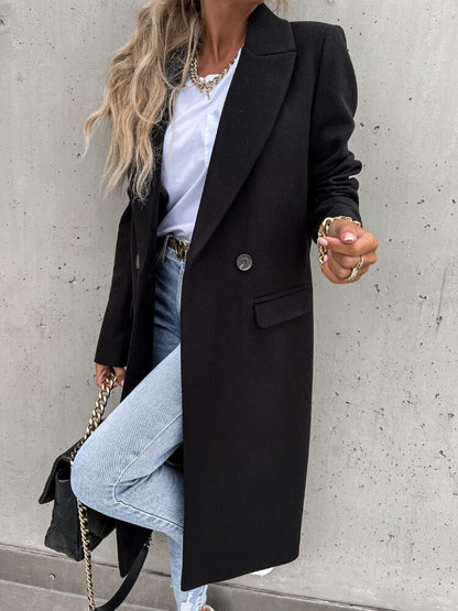 Abrigo Invierno Mujer Estilo Clásico