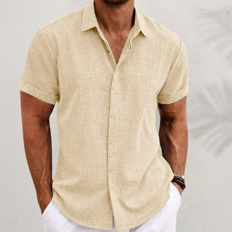 Camisa Hombre Ligera Estilo Verano