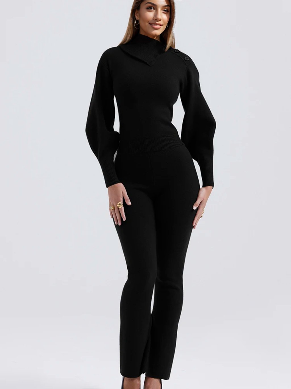 Jersey Cuello Alto Shalia Cálido