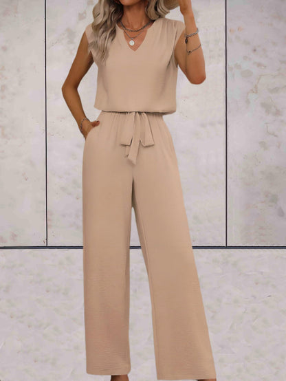 Conjunto de verano femenino blusa y pantalón elegante