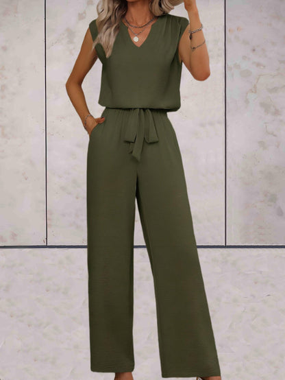Conjunto de verano femenino blusa y pantalón elegante