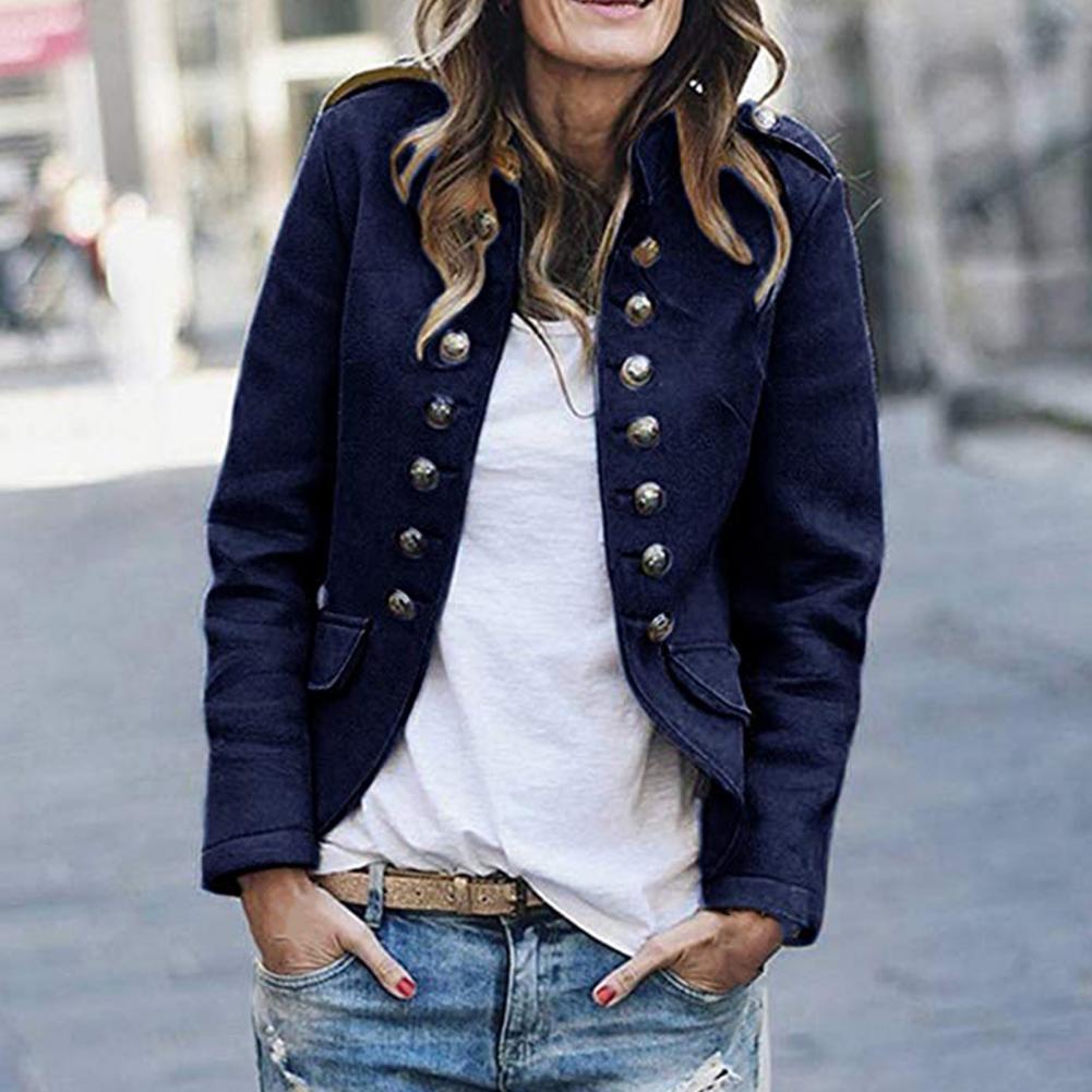 Chaqueta Mujer Cómoda con Bolsillos Prácticos
