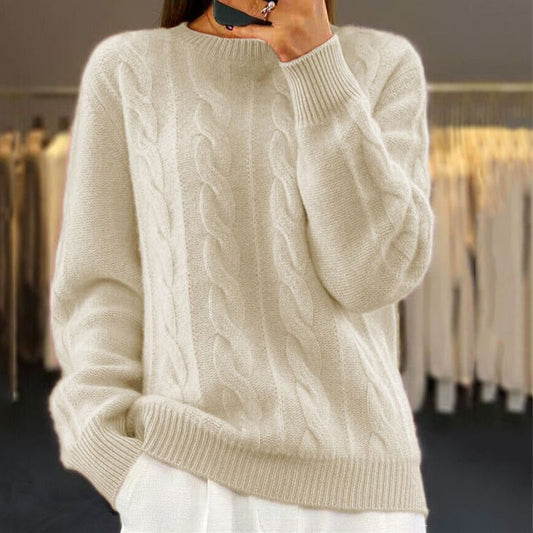 Jersey Invierno Mujer Punto Grueso Cálido - Vestiria