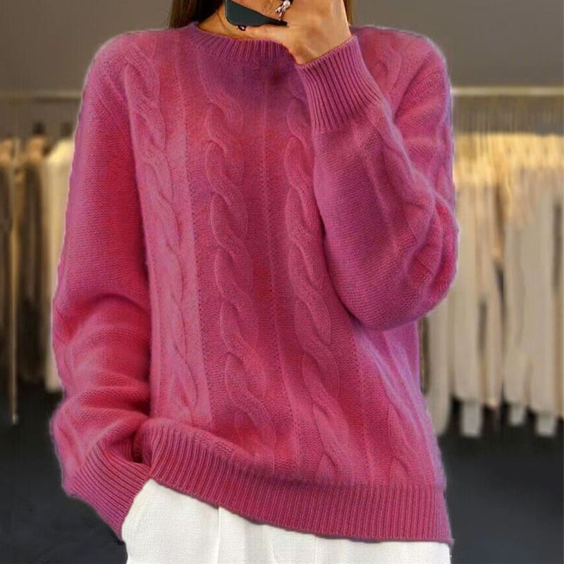 Jersey Invierno Mujer Punto Grueso Cálido