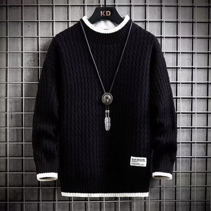 Suéter Cuello Redondo Clásico Acogedor
