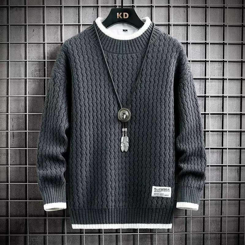 Suéter Cuello Redondo Clásico Acogedor