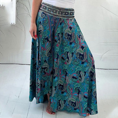 Falda Pantalón Estampado Tribal Cintura Elástica