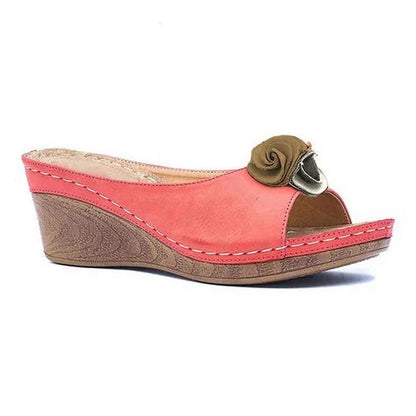 Sandalias Verano Floral Mujer