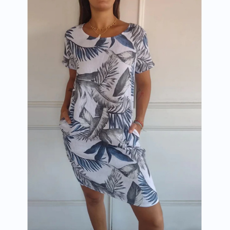 Vestido Mujer Estampado Floral Ligero