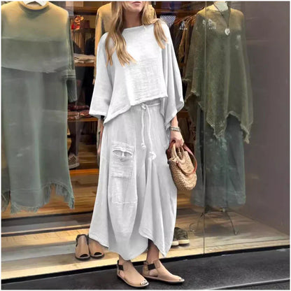 Vestido femenino de dos piezas cómodo y elegante - Vestiria