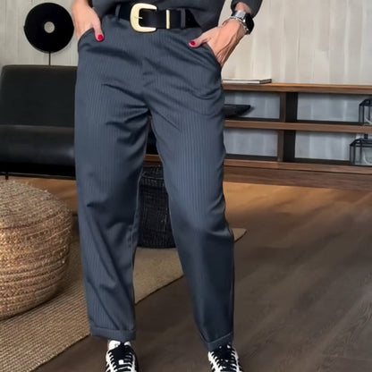 Pantalón Mujer Cintura Alta Elegante - Vestiria