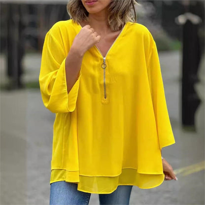 Blusa suave de verano cómoda mujer