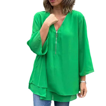 Blusa suave de verano cómoda mujer