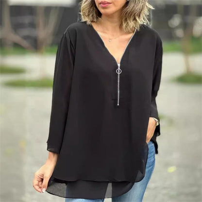 Blusa suave de verano cómoda mujer