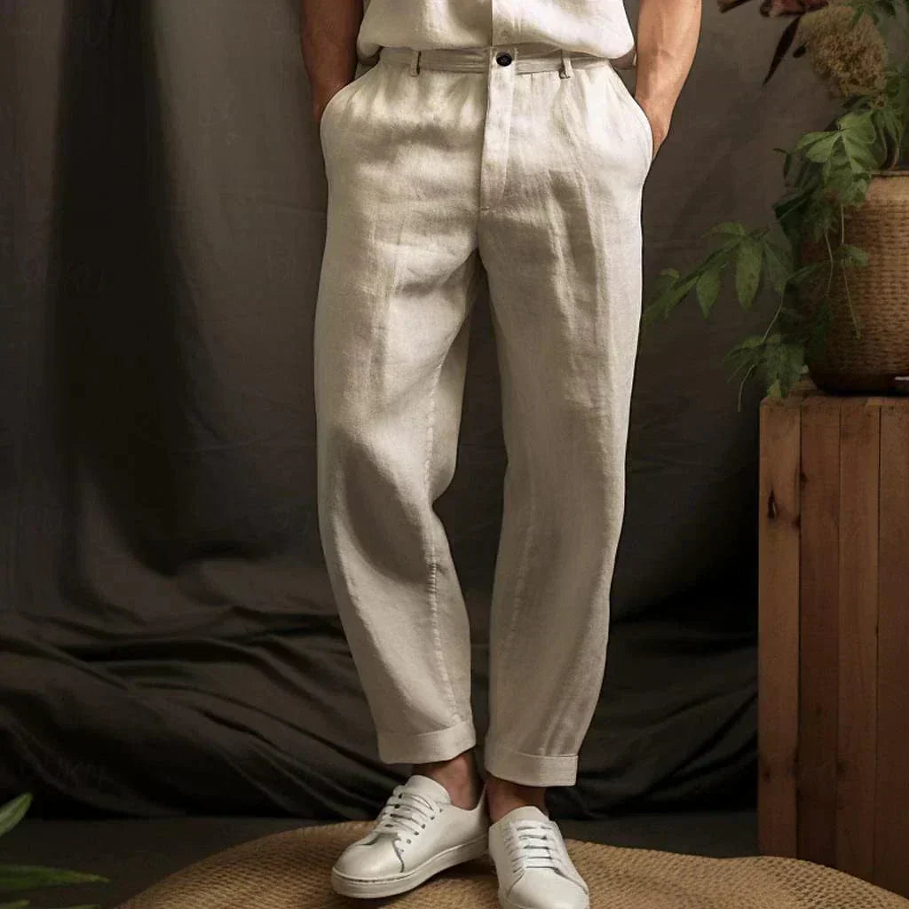 Pantalón Recto Casual y Cómodo