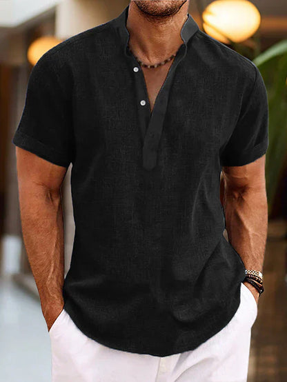 Polo Hombre Clásico Cuello V de Punto