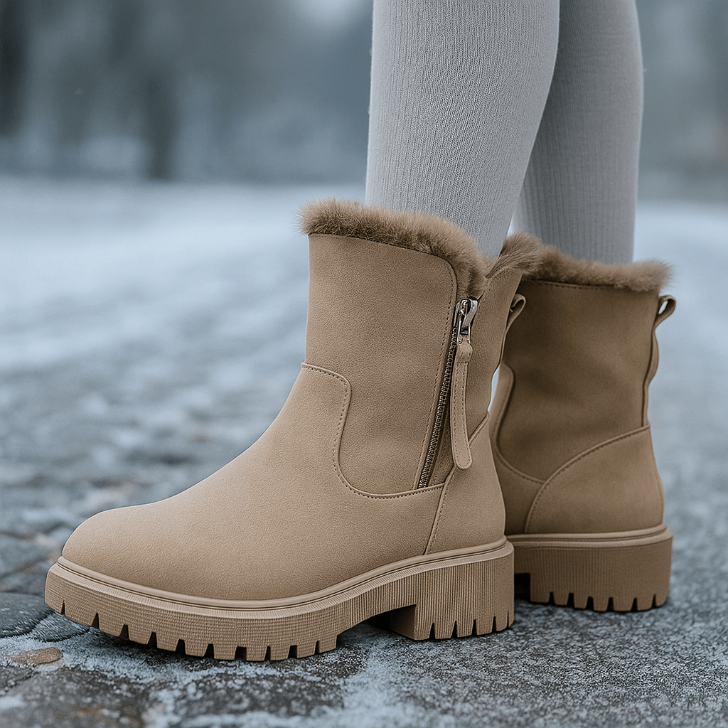 Botas Calientes Minimalistas Mujer - Vestiria