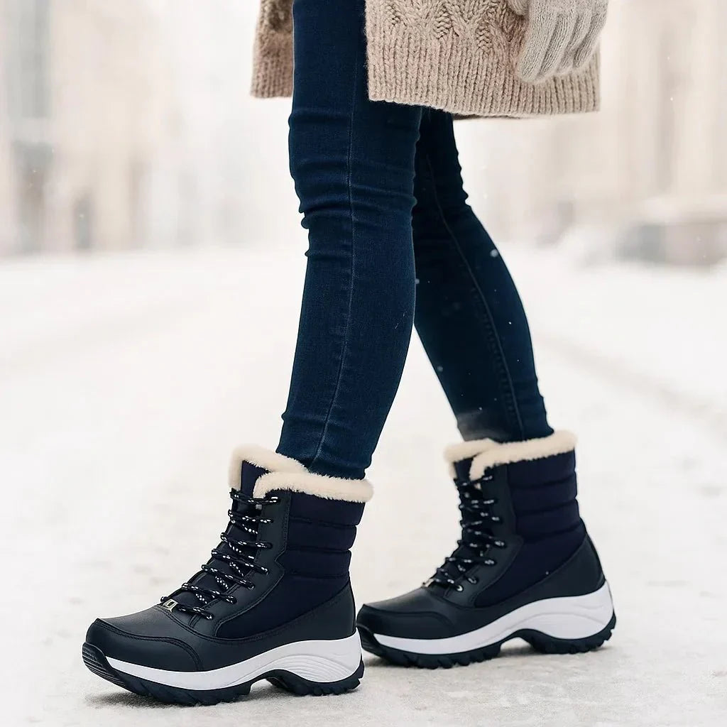Botas Mujer Suela Gruesa Impermeables