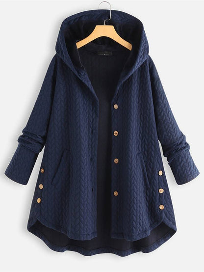 Chaqueta Invierno Mujer Abotonada Cómoda