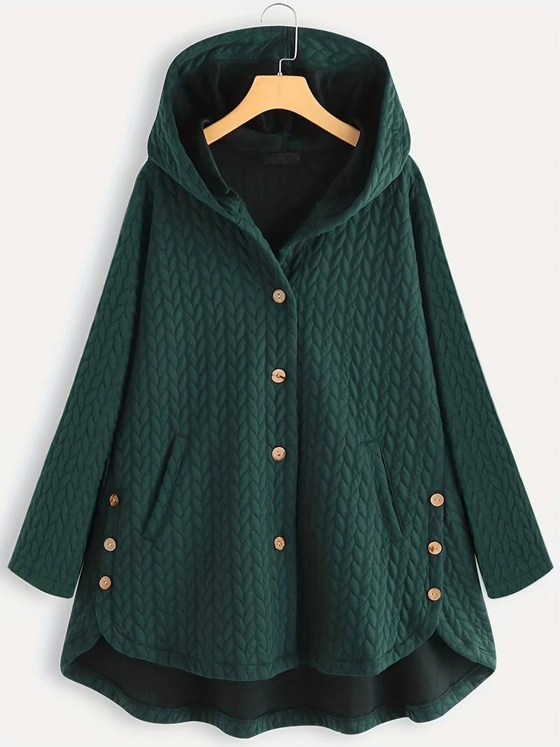 Chaqueta Invierno Mujer Abotonada Cómoda