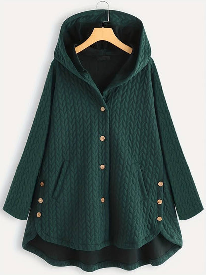Chaqueta Invierno Mujer Abotonada Cómoda
