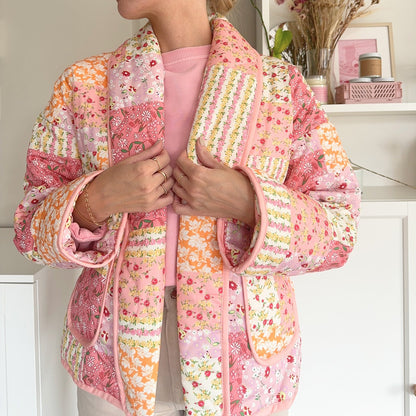 Chaqueta acogedora Floral Mujer - Vestiria