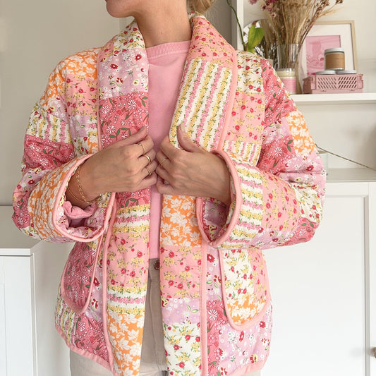 Chaqueta acogedora Floral Mujer - Vestiria